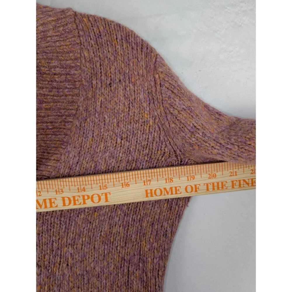 Eileen‎ Fisher Sweater Womens Small Pink/Orange Shawl Neck Pullover